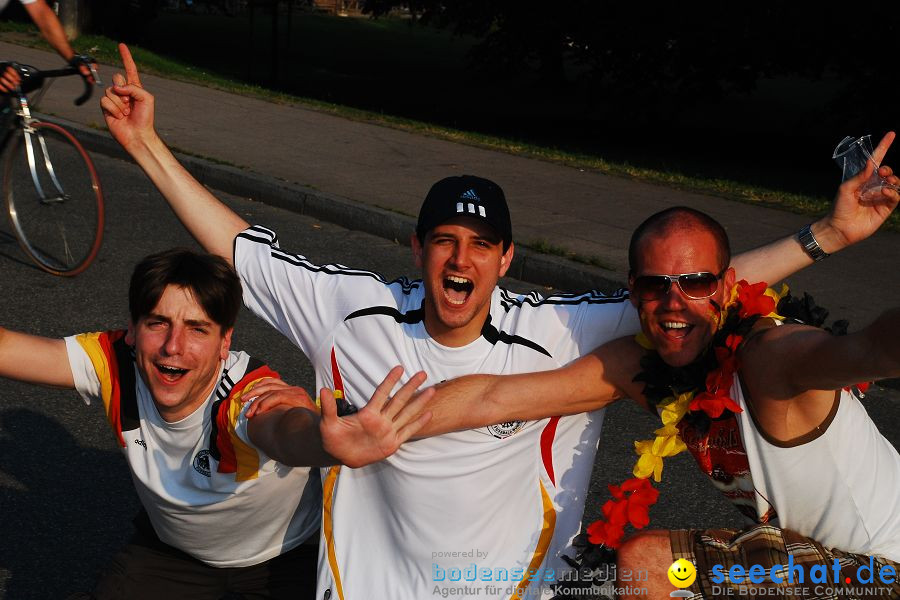 WM-2010: Deutschland-Argentinien (4:0): Friedrichshafen am Bodensee, 03.07.