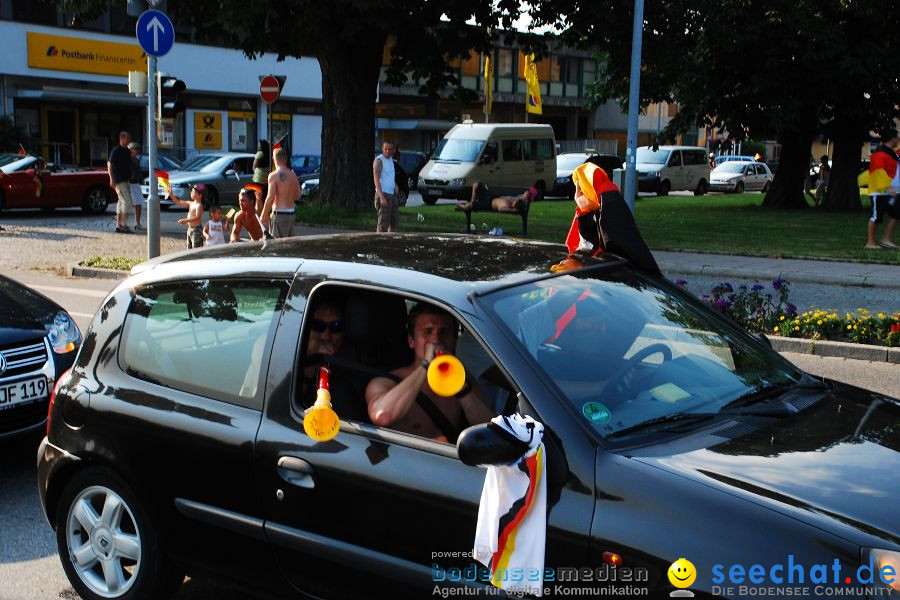 WM-2010: Deutschland-Argentinien (4:0): Friedrichshafen am Bodensee, 03.07.