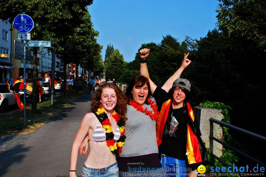 WM-2010: Deutschland-Argentinien (4:0): Friedrichshafen am Bodensee, 03.07.