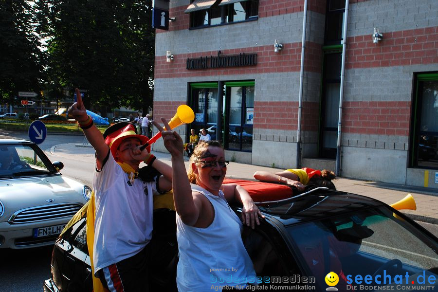 WM-2010: Deutschland-Argentinien (4:0): Friedrichshafen am Bodensee, 03.07.