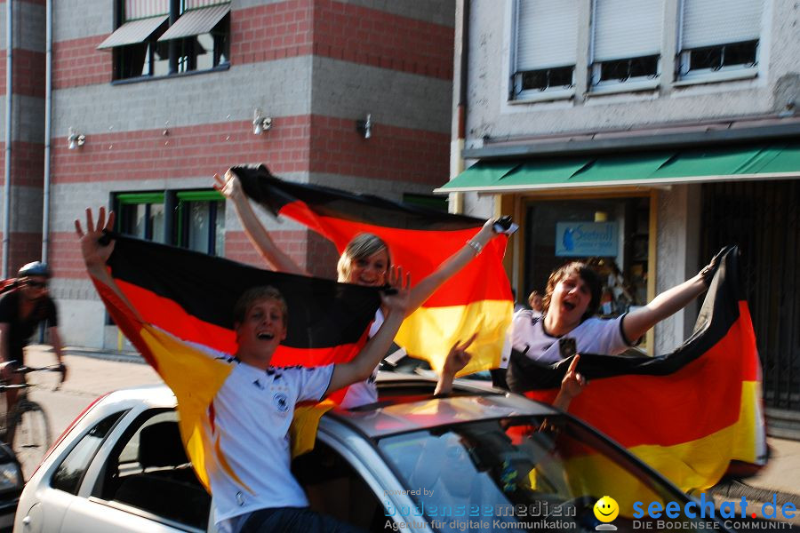 WM-2010: Deutschland-Argentinien (4:0): Friedrichshafen am Bodensee, 03.07.