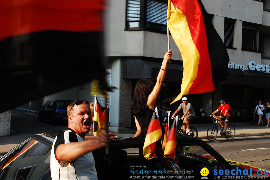 WM-2010: Deutschland-Argentinien (4:0): Friedrichshafen am Bodensee, 03.07.