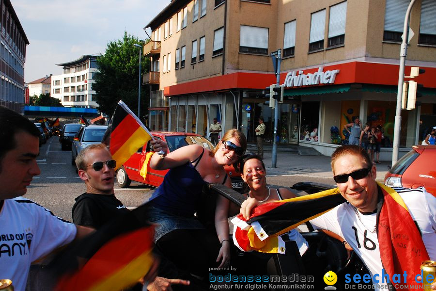 WM-2010: Deutschland-Argentinien (4:0): Friedrichshafen am Bodensee, 03.07.