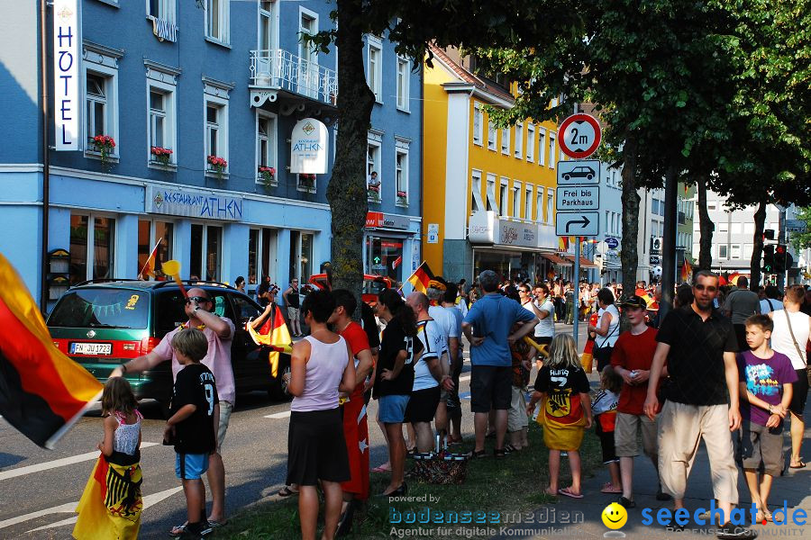 WM-2010: Deutschland-Argentinien (4:0): Friedrichshafen am Bodensee, 03.07.