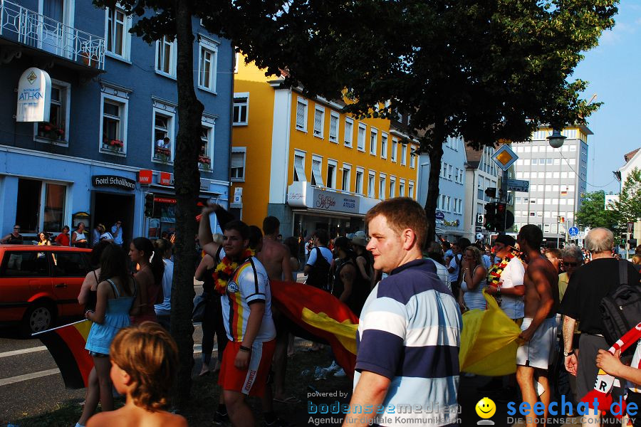 WM-2010: Deutschland-Argentinien (4:0): Friedrichshafen am Bodensee, 03.07.