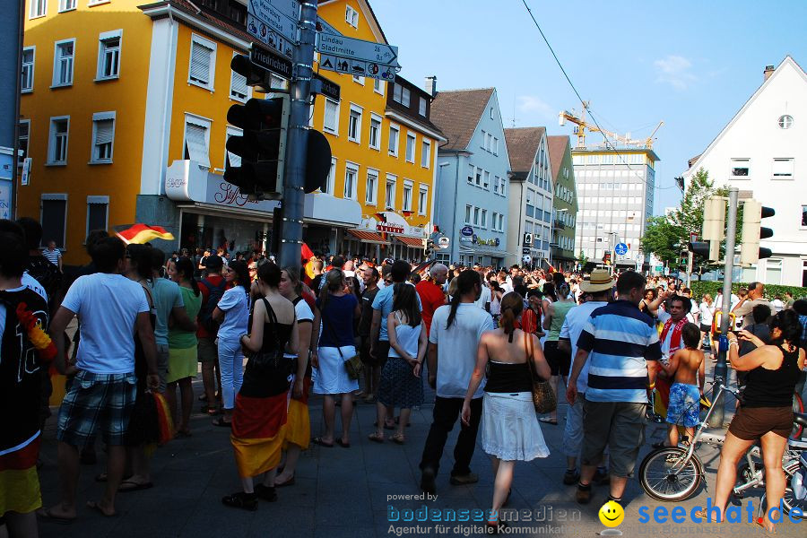 WM-2010: Deutschland-Argentinien (4:0): Friedrichshafen am Bodensee, 03.07.