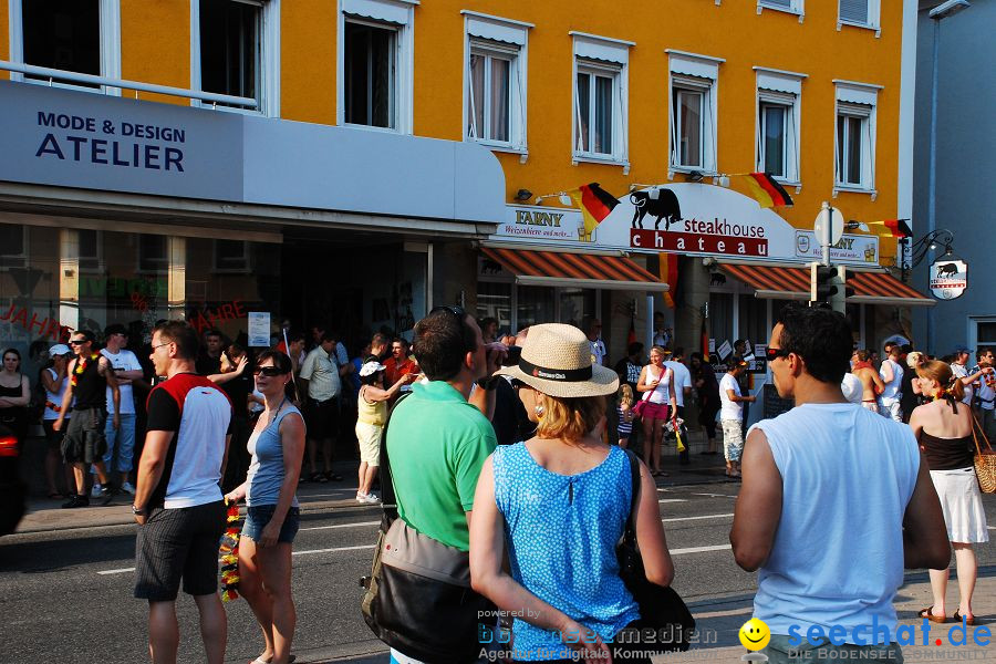 WM-2010: Deutschland-Argentinien (4:0): Friedrichshafen am Bodensee, 03.07.