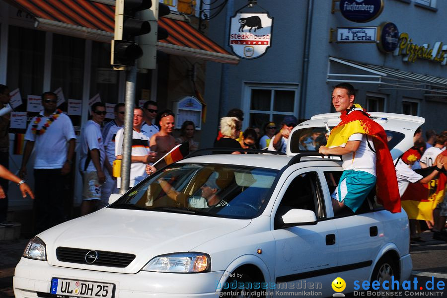 WM-2010: Deutschland-Argentinien (4:0): Friedrichshafen am Bodensee, 03.07.