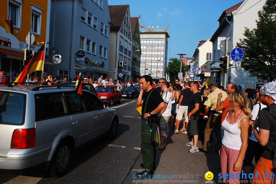 WM-2010: Deutschland-Argentinien (4:0): Friedrichshafen am Bodensee, 03.07.