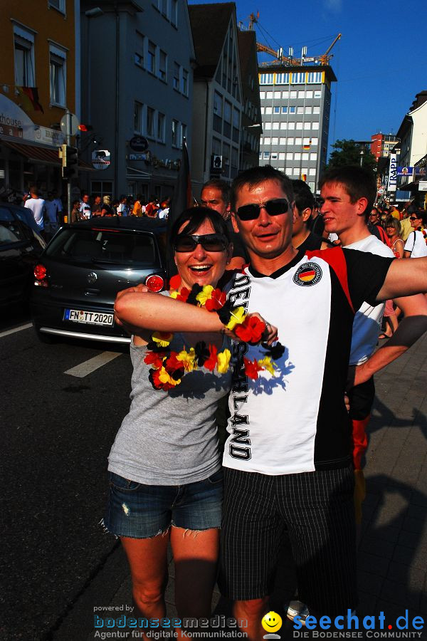 WM-2010: Deutschland-Argentinien (4:0): Friedrichshafen am Bodensee, 03.07.