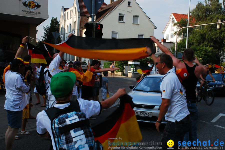 WM-2010: Deutschland-Argentinien (4:0): Friedrichshafen am Bodensee, 03.07.