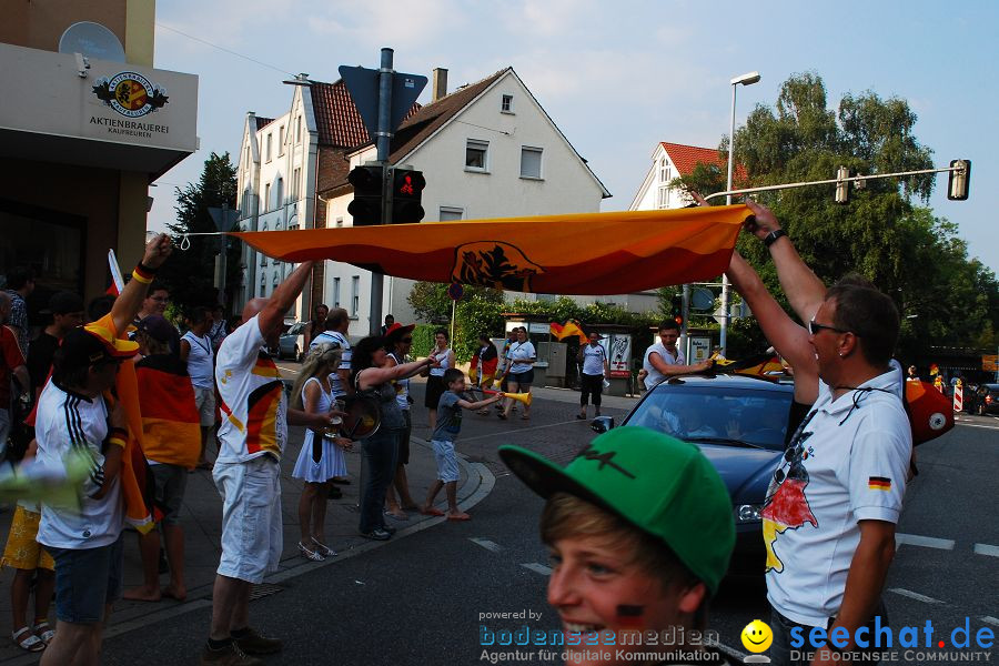 WM-2010: Deutschland-Argentinien (4:0): Friedrichshafen am Bodensee, 03.07.