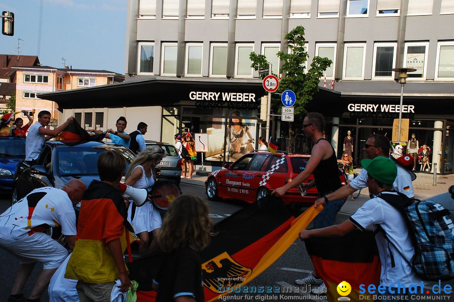 WM-2010: Deutschland-Argentinien (4:0): Friedrichshafen am Bodensee, 03.07.