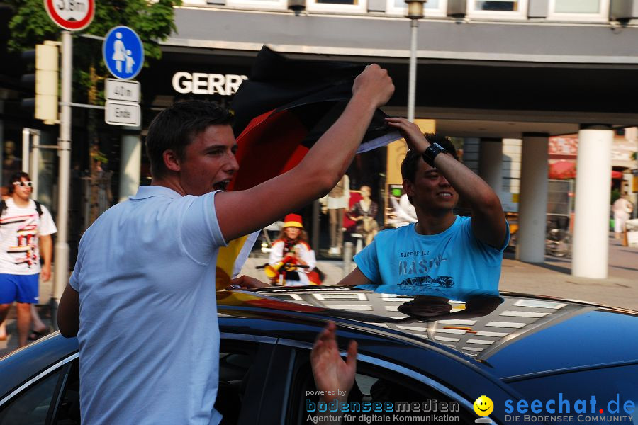 WM-2010: Deutschland-Argentinien (4:0): Friedrichshafen am Bodensee, 03.07.