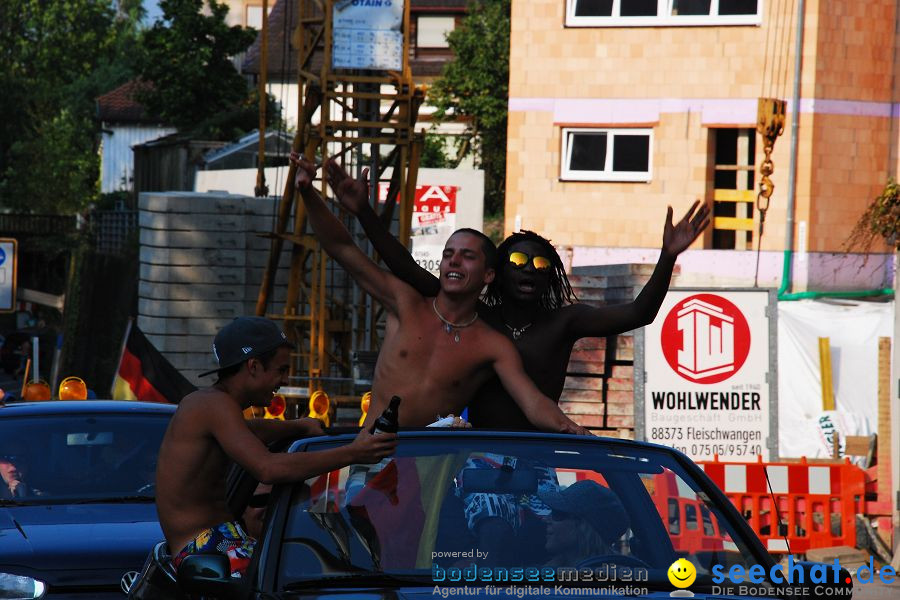 WM-2010: Deutschland-Argentinien (4:0): Friedrichshafen am Bodensee, 03.07.