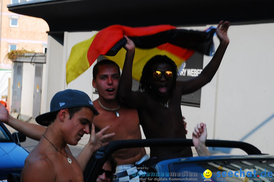 WM-2010: Deutschland-Argentinien (4:0): Friedrichshafen am Bodensee, 03.07.