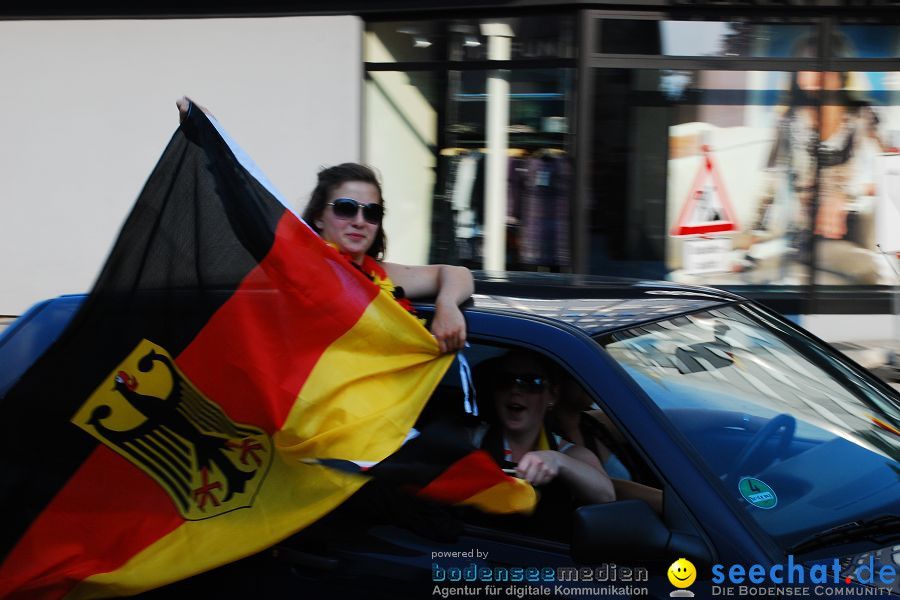 WM-2010: Deutschland-Argentinien (4:0): Friedrichshafen am Bodensee, 03.07.