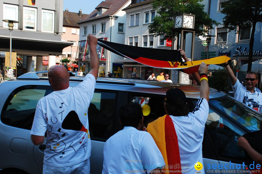 WM-2010: Deutschland-Argentinien (4:0): Friedrichshafen am Bodensee, 03.07.