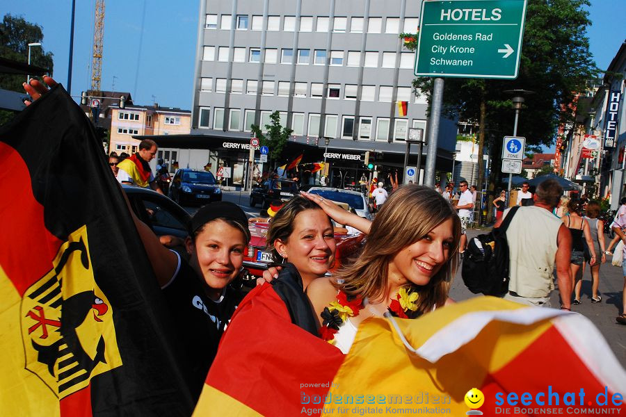 WM-2010: Deutschland-Argentinien (4:0): Friedrichshafen am Bodensee, 03.07.