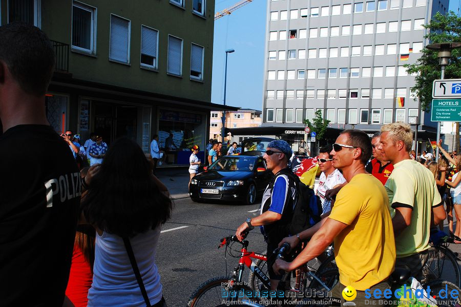 WM-2010: Deutschland-Argentinien (4:0): Friedrichshafen am Bodensee, 03.07.