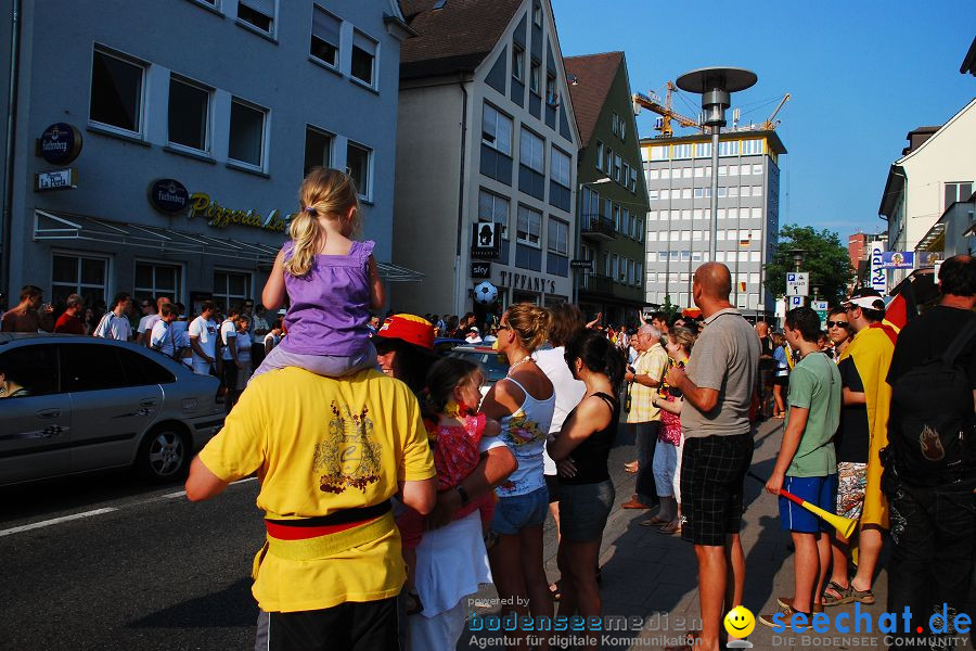 WM-2010: Deutschland-Argentinien (4:0): Friedrichshafen am Bodensee, 03.07.