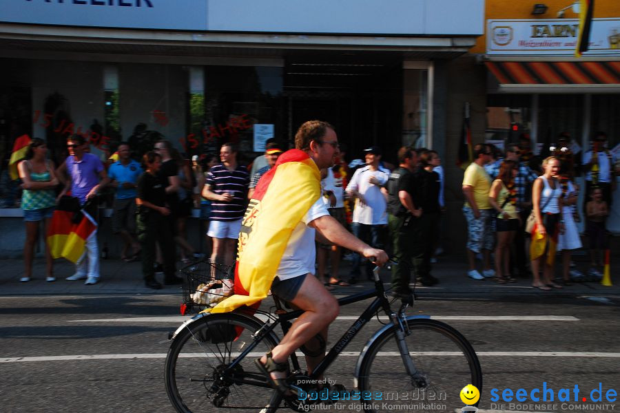 WM-2010: Deutschland-Argentinien (4:0): Friedrichshafen am Bodensee, 03.07.