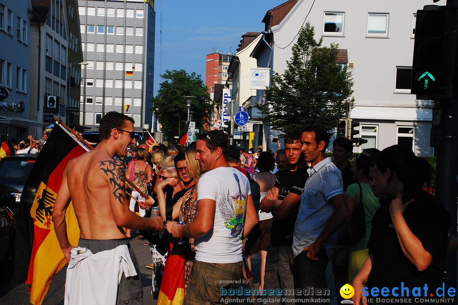 WM-2010: Deutschland-Argentinien (4:0): Friedrichshafen am Bodensee, 03.07.