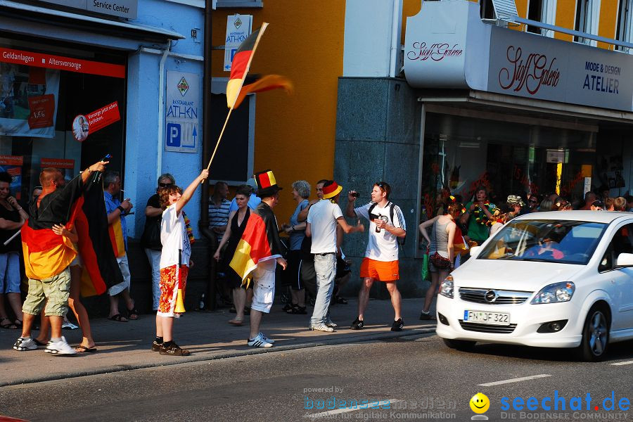 WM-2010: Deutschland-Argentinien (4:0): Friedrichshafen am Bodensee, 03.07.