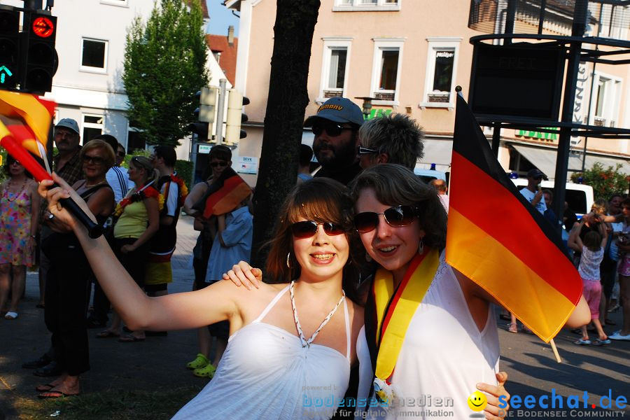 WM-2010: Deutschland-Argentinien (4:0): Friedrichshafen am Bodensee, 03.07.