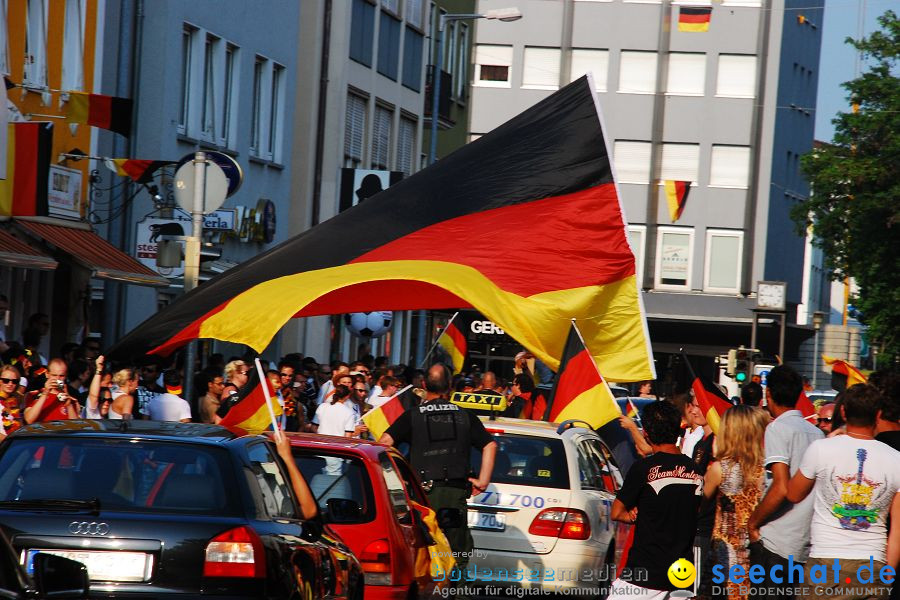 WM-2010: Deutschland-Argentinien (4:0): Friedrichshafen am Bodensee, 03.07.