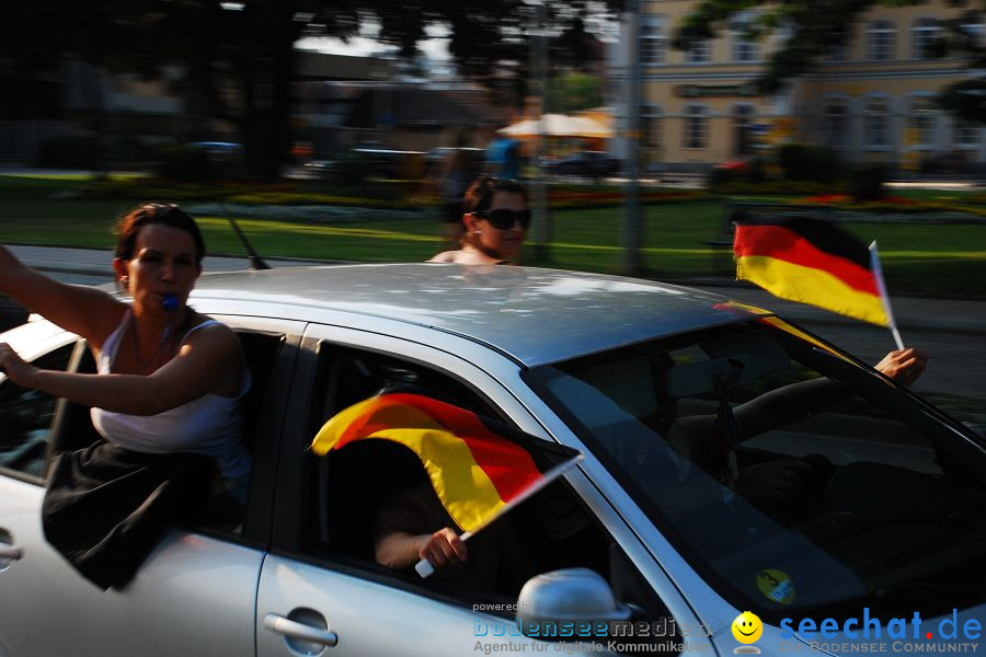 WM-2010: Deutschland-Argentinien (4:0): Friedrichshafen am Bodensee, 03.07.