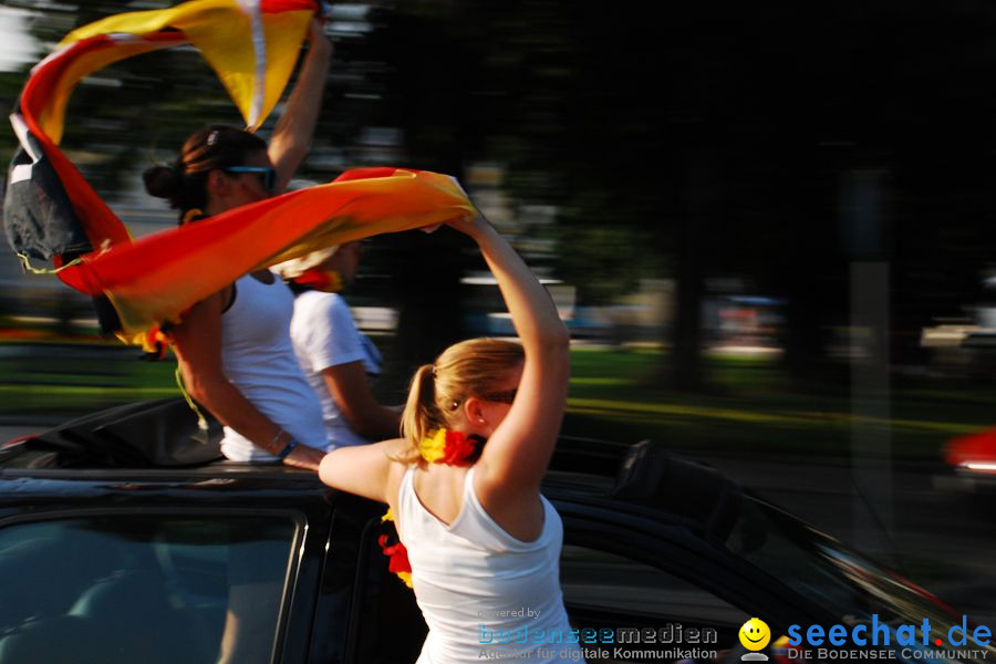 WM-2010: Deutschland-Argentinien (4:0): Friedrichshafen am Bodensee, 03.07.