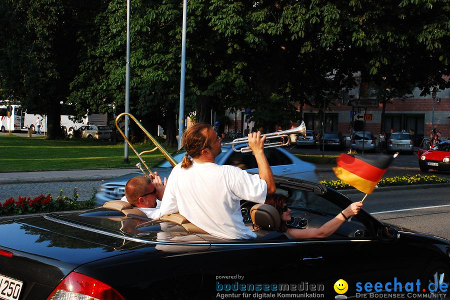 WM-2010: Deutschland-Argentinien (4:0): Friedrichshafen am Bodensee, 03.07.