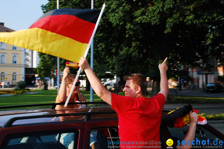 WM-2010: Deutschland-Argentinien (4:0): Friedrichshafen am Bodensee, 03.07.