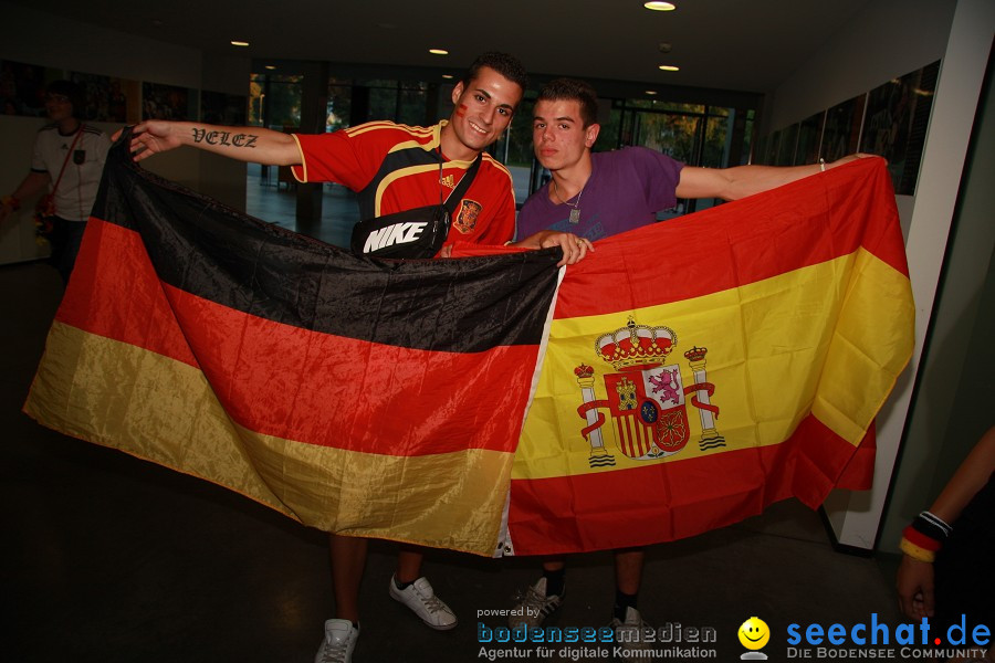 WM-2010: Deutschland-Spanien (0:1): Ravensburg, 07.07.2010