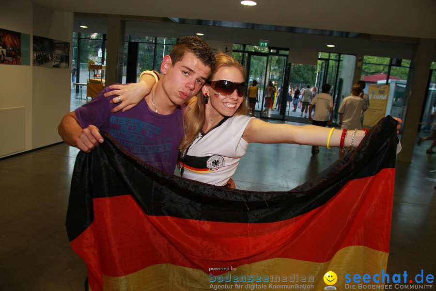 WM-2010: Deutschland-Spanien (0:1): Ravensburg, 07.07.2010