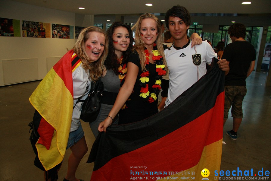 WM-2010: Deutschland-Spanien (0:1): Ravensburg, 07.07.2010