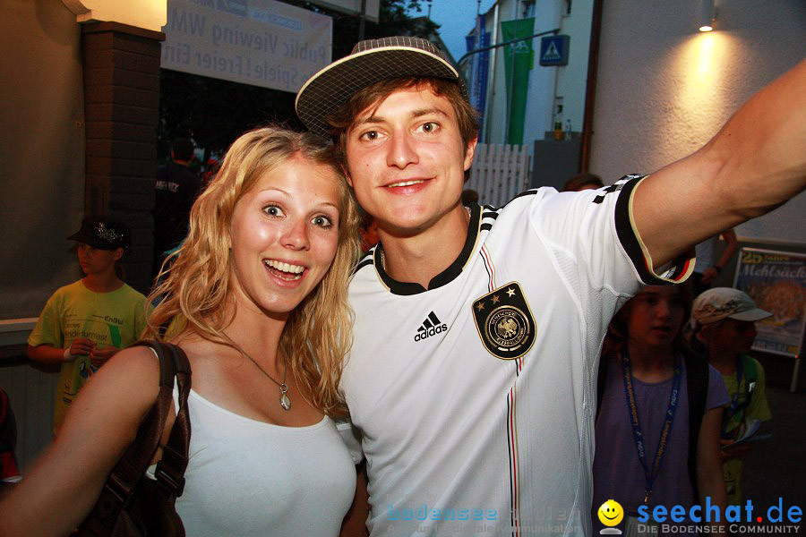 WM-2010: Deutschland-Uruguay (3:2): Ravensburg, 07.07.2010