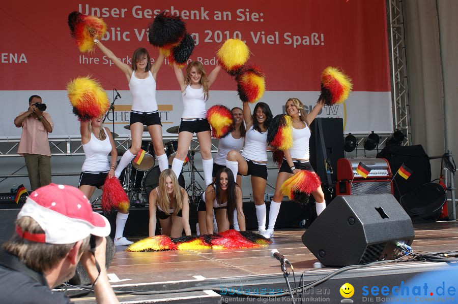 WM-2010: Deutschland-Argentinien (4:0): Singen, 03.07.2010