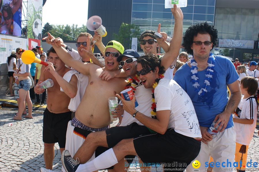 WM-2010: Deutschland-Argentinien (4:0): Singen, 03.07.2010