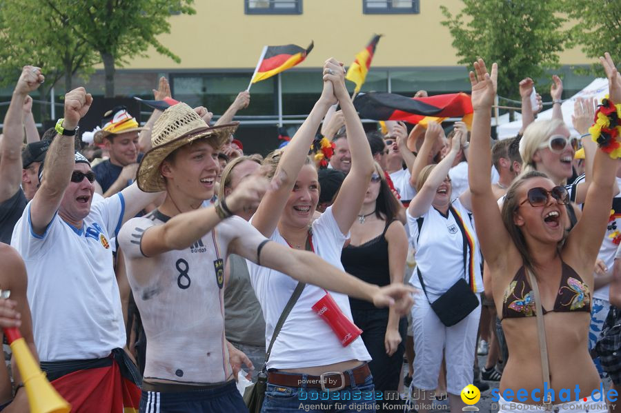 WM-2010: Deutschland-Argentinien (4:0): Singen, 03.07.2010