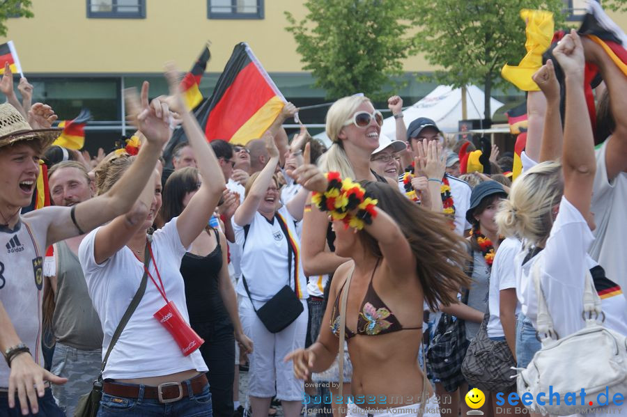 WM-2010: Deutschland-Argentinien (4:0): Singen, 03.07.2010