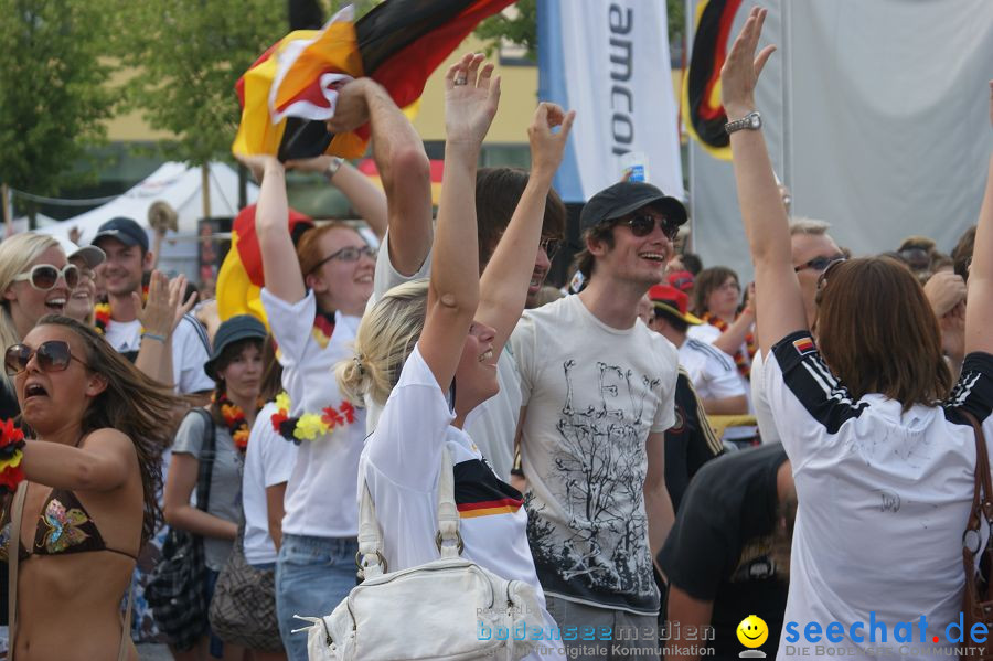 WM-2010: Deutschland-Argentinien (4:0): Singen, 03.07.2010