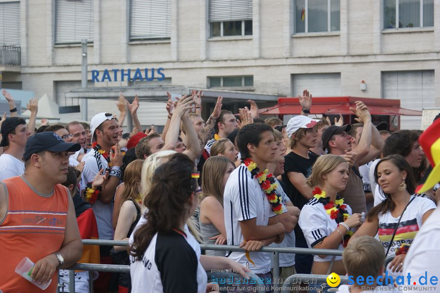 WM-2010: Deutschland-Argentinien (4:0): Singen, 03.07.2010