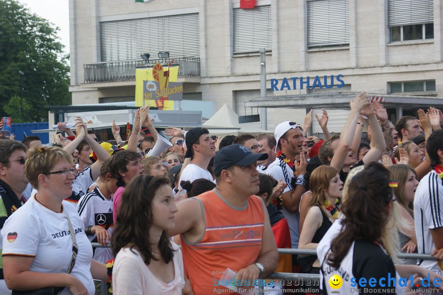 WM-2010: Deutschland-Argentinien (4:0): Singen, 03.07.2010