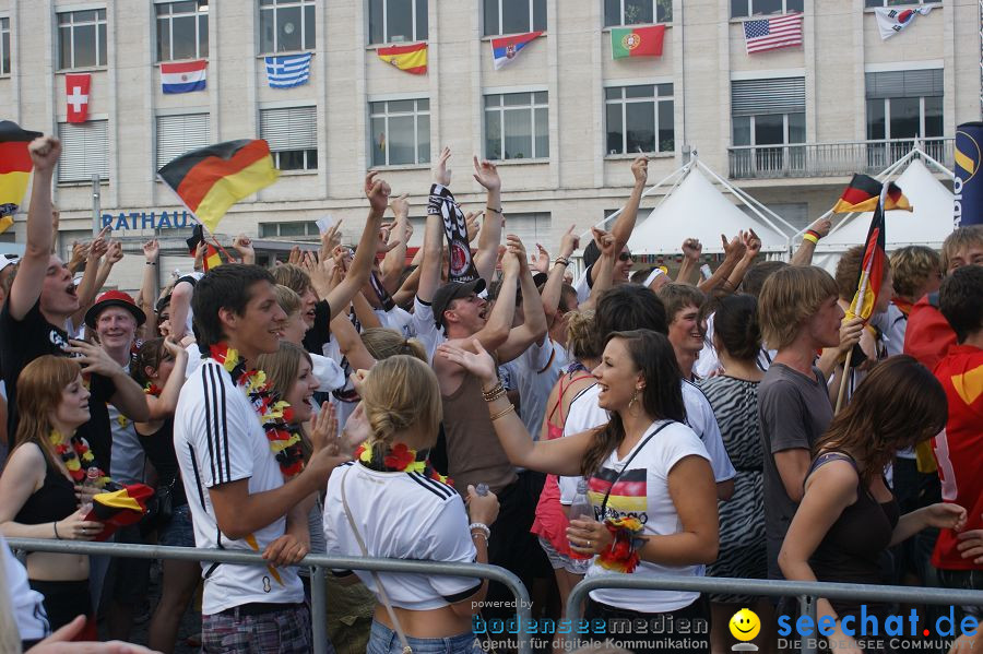 WM-2010: Deutschland-Argentinien (4:0): Singen, 03.07.2010