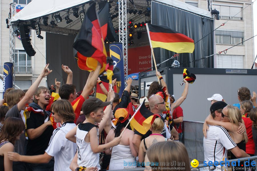 WM-2010: Deutschland-Argentinien (4:0): Singen, 03.07.2010