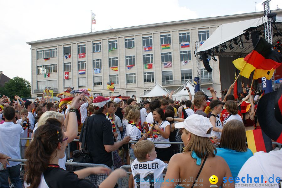 WM-2010: Deutschland-Argentinien (4:0): Singen, 03.07.2010