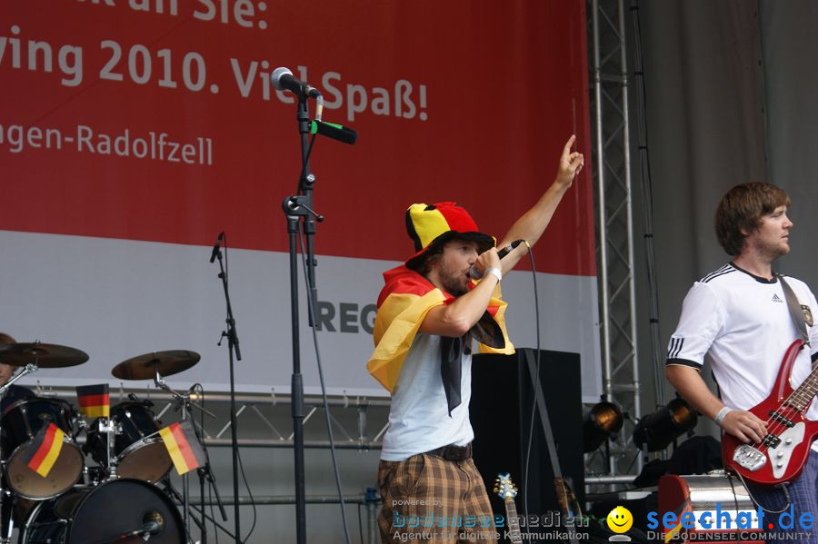 WM-2010: Deutschland-Argentinien (4:0): Singen, 03.07.2010