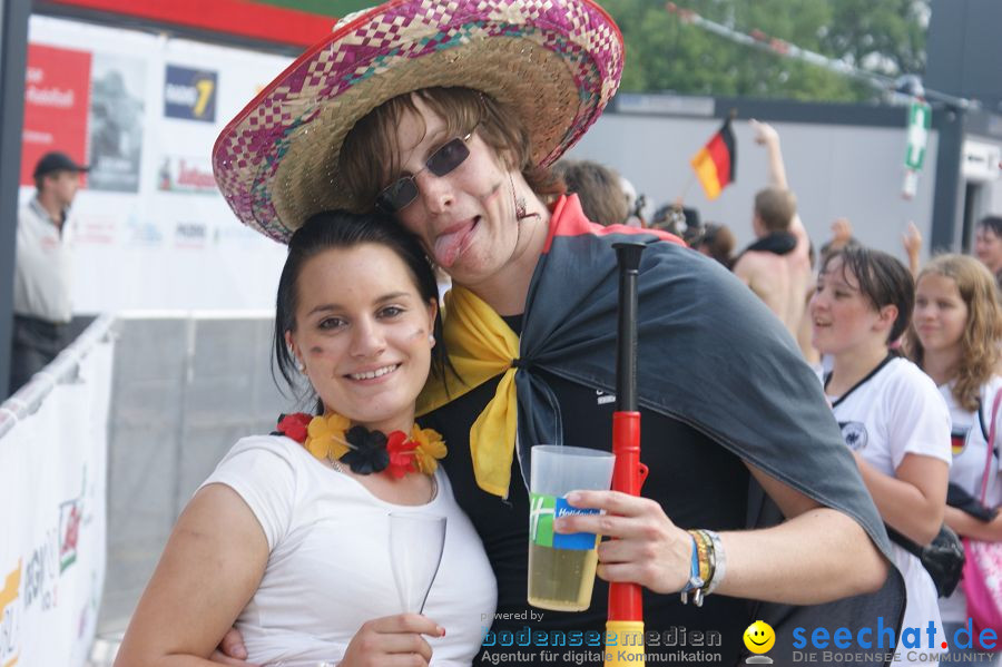 WM-2010: Deutschland-Argentinien (4:0): Singen, 03.07.2010